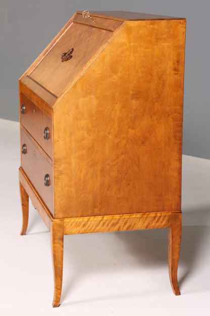 Stilvoller Sekretär um 1930 Büro Kommode echt Holz Schreibtisch Bürokommode