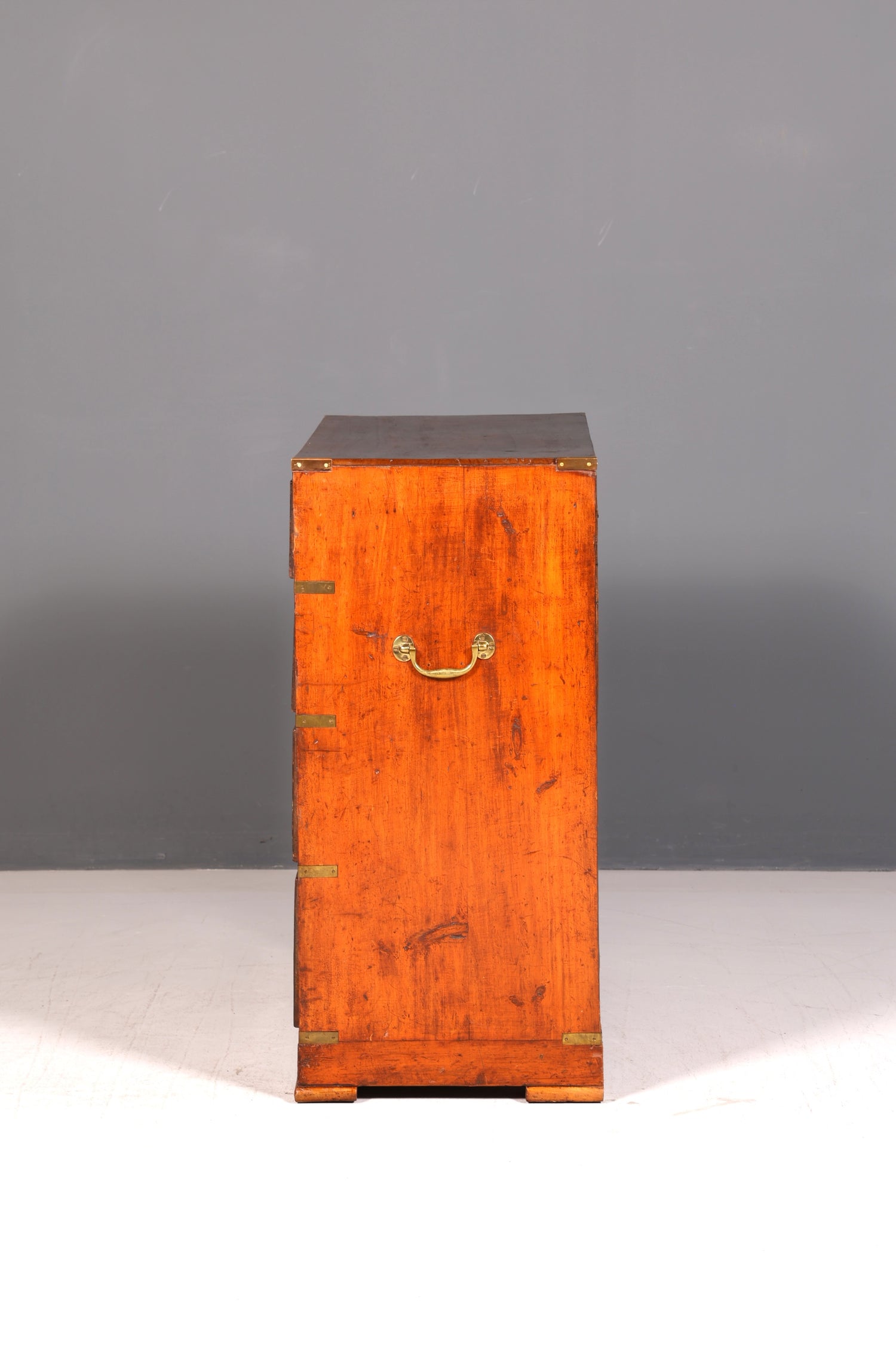 Wunderschöne Maritime Kommode Englisch Military Chest Schrank Schubladenkommode Wäschekommode Antik