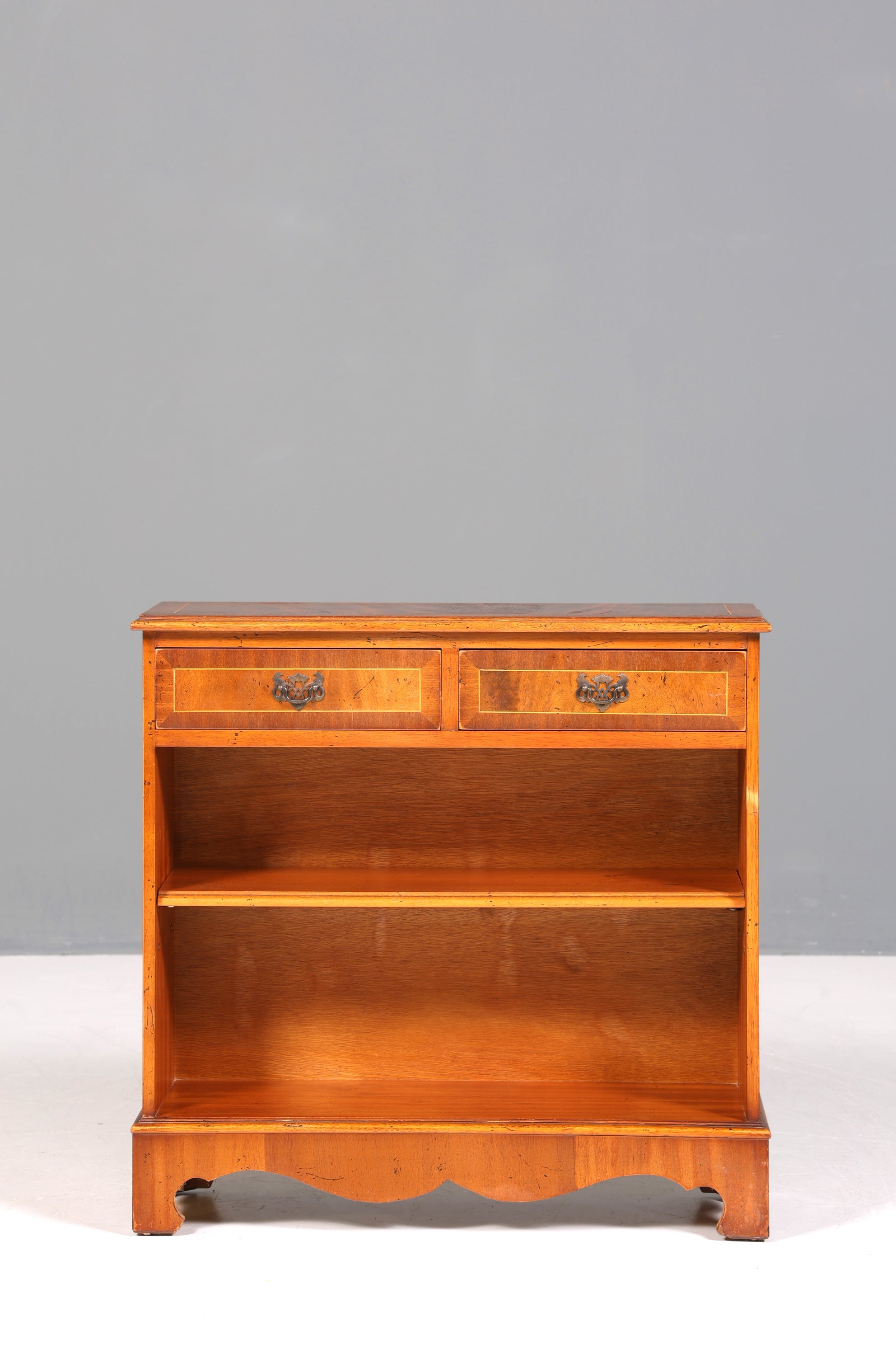 Wunderschönes Englisches Bücherregal Eibe Antik Regal Bookshelf Buchablage 60s