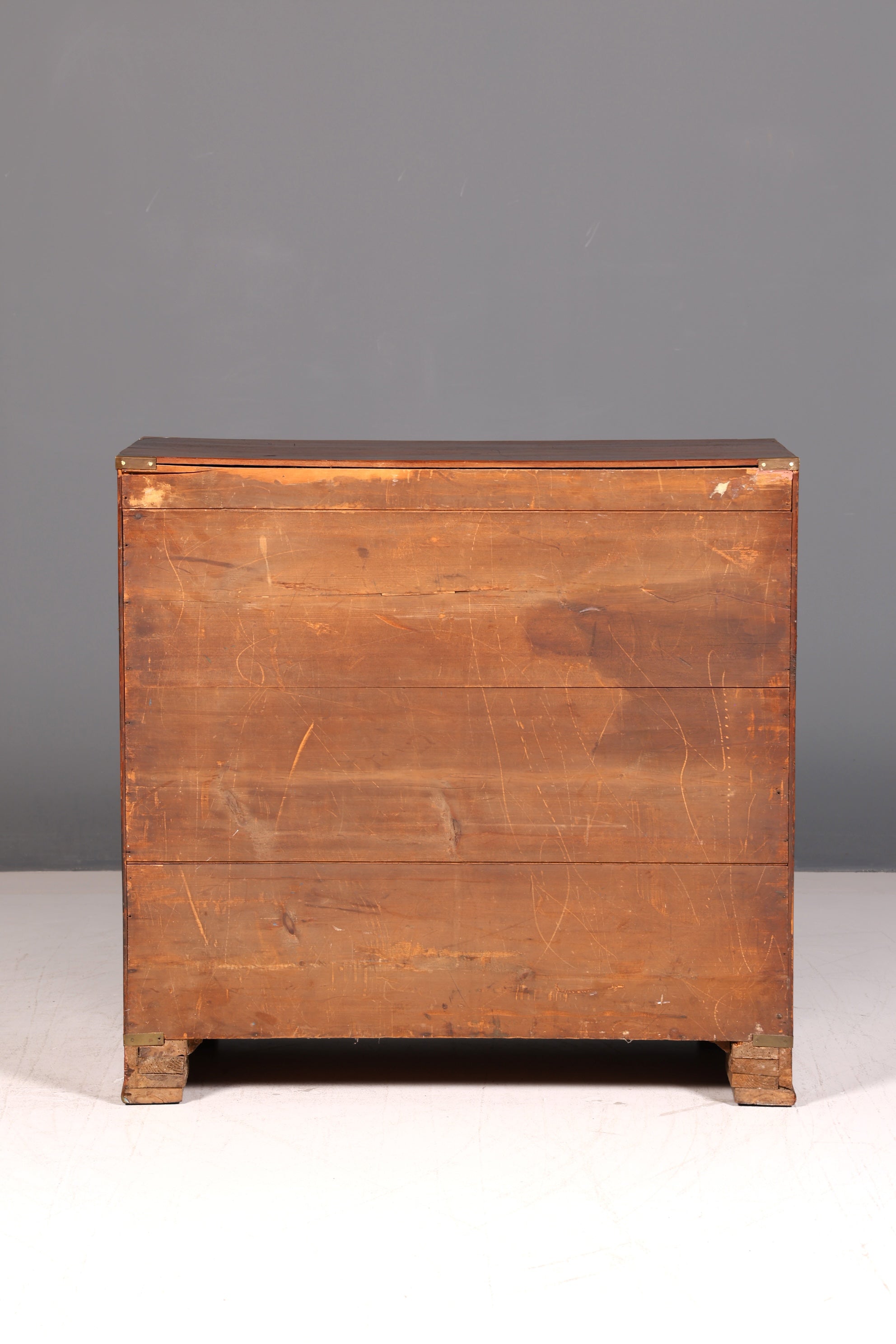 Wunderschöne Maritime Kommode Englisch Military Chest Schrank Schubladenkommode Wäschekommode Antik