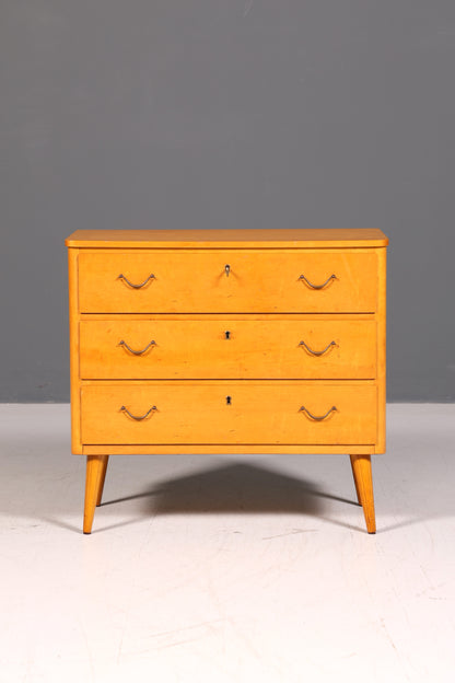 Wunderschöne Mid Century Kommode Vintage Flurkommode Schubladenkommode Retro 60er Holz