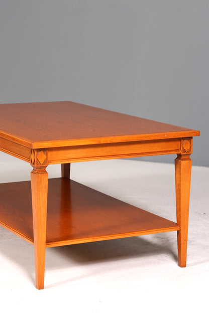 Stilvoller Original Selva Couchtisch Villa Borghese massiv Holz Tisch Wohnzimmertisch