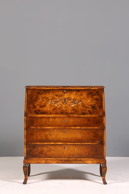 Wunderschöner Sekretär um 1930 Büro Kommode echt Holz Schreibtisch Bürokommode Office Secretary