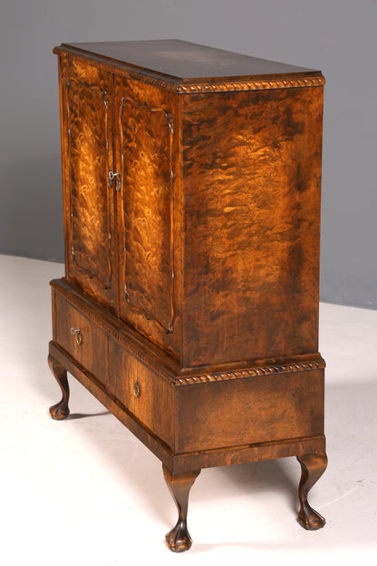 G365 Finish Stilvoller Original Art Deco Schrank Vertiko Sideboard um 1930 Highboard Kommode (Kopie)