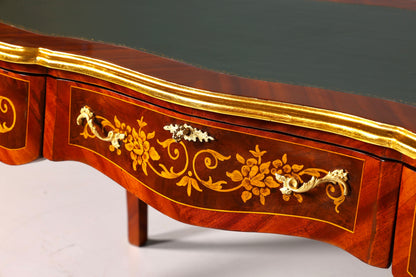 Prächtiger Louis XV Stil Schreibtisch French Desk Antik Stil Bürotisch Office Table