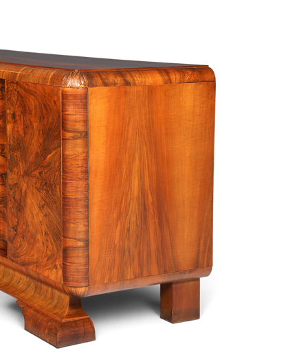 Wunderschönes Original Art Deco Sideboard Antik Schrank TV Kommode Buffet um 1930