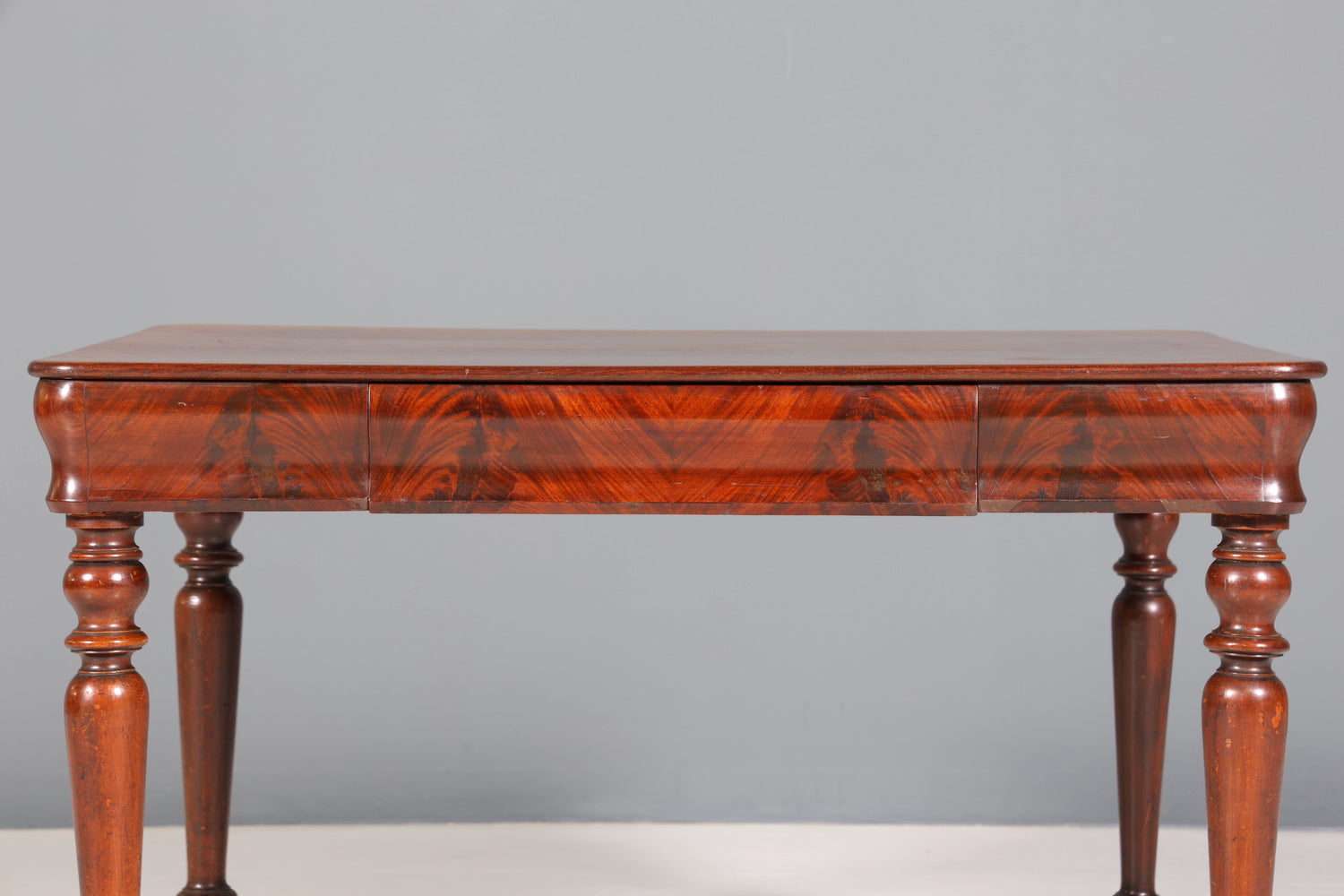 Filigraner Englischer Schreibtisch Englisch Desk Louis Philippe Empire Stil Bürotisch Antik Office Table