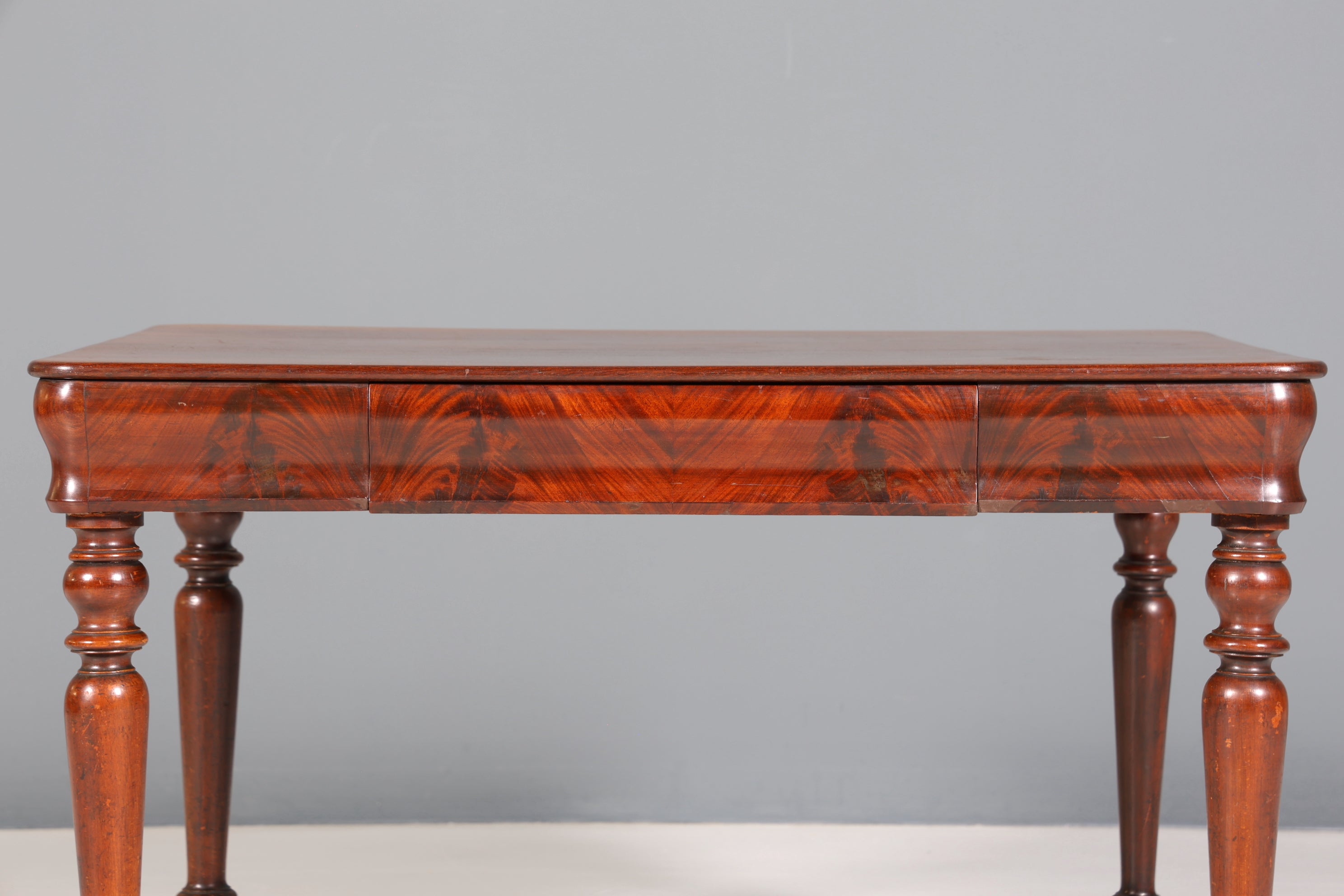 Filigraner Englischer Schreibtisch Englisch Desk Louis Philippe Empire Stil Bürotisch Antik Office Table