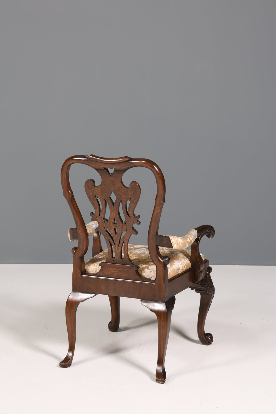 Chippendale Stil Armlehnstuhl Viktorianischer Stil Stuhl 1 von 2