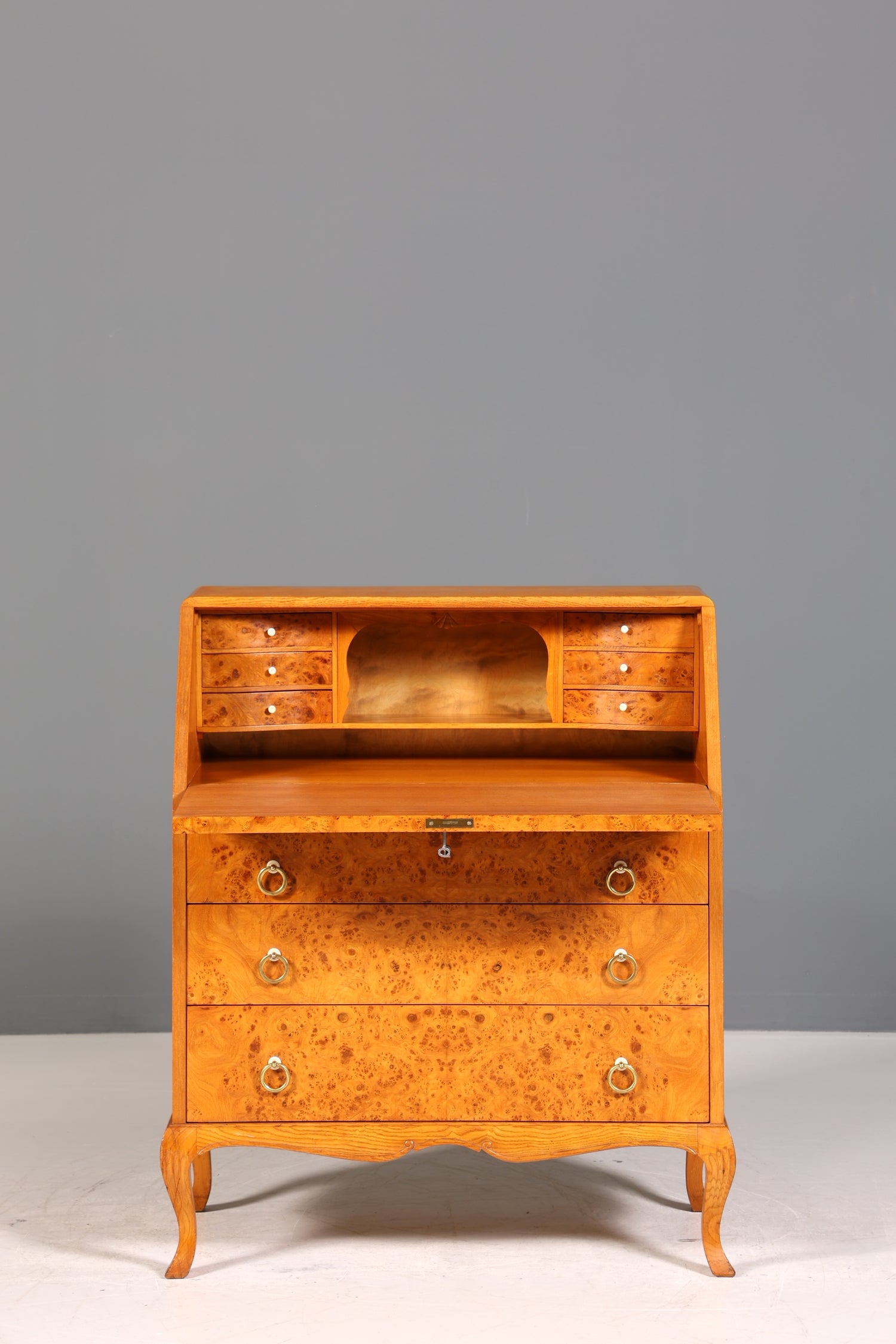 Wunderschöner Sekretär um 1930 Büro Kommode Kirschholz Schreibtisch Bürokommode