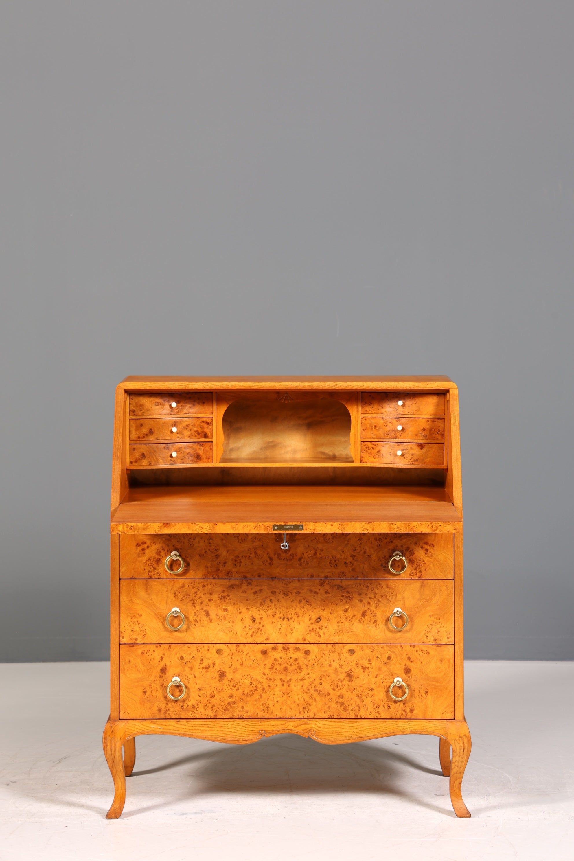 Wunderschöner Sekretär um 1930 Büro Kommode Kirschholz Schreibtisch Bürokommode