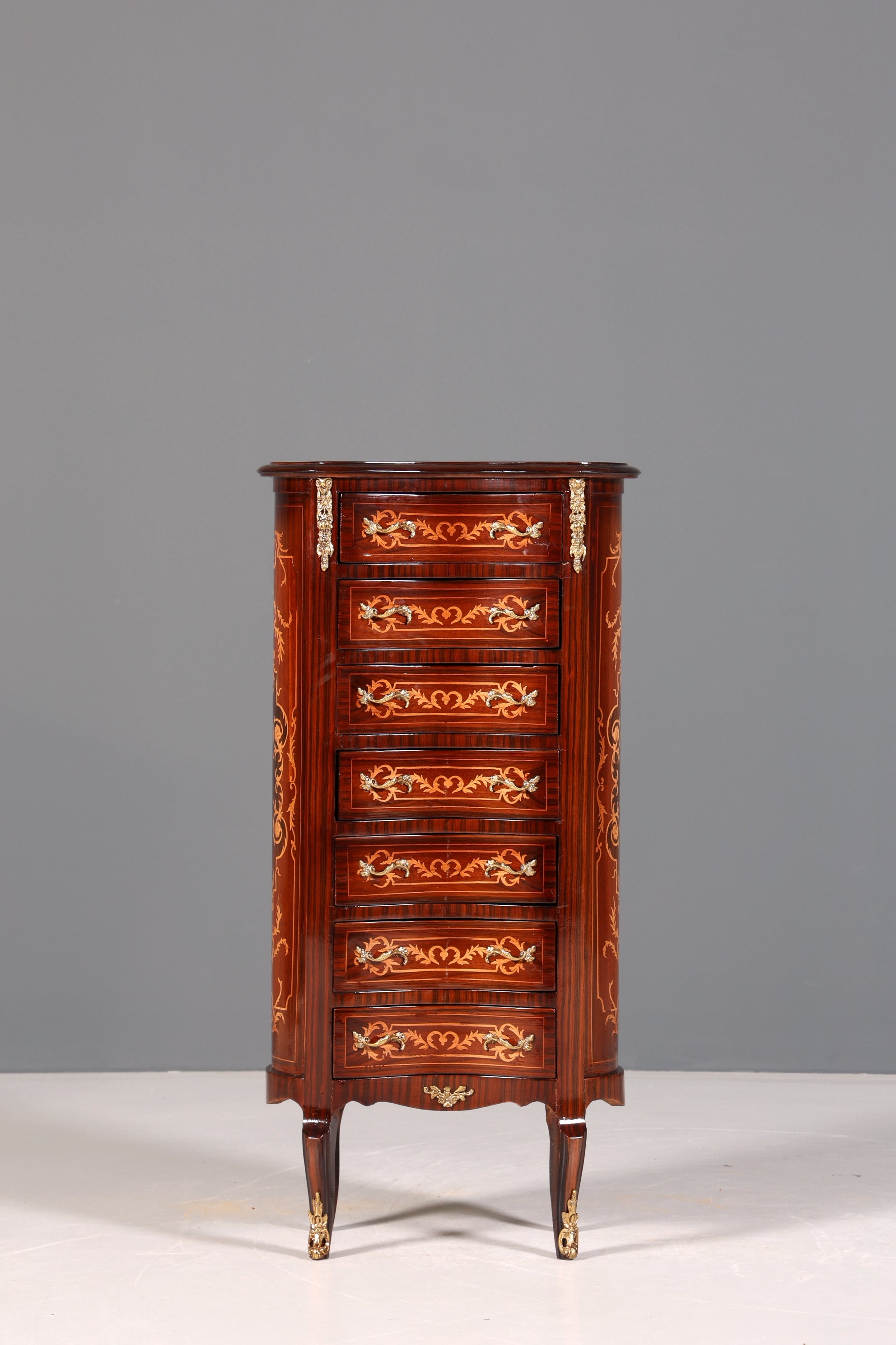 Wunderschöne Barock Louis XV Highboard Kommode Vertiko Schubladenkommode - Kommode