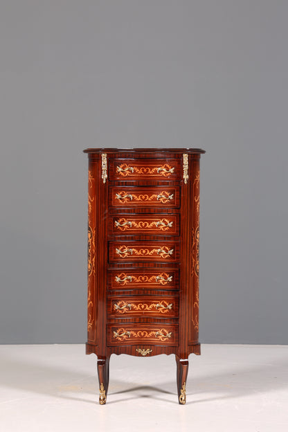 Wunderschöne Barock Louis XV Highboard Kommode Vertiko Schubladenkommode - Kommode