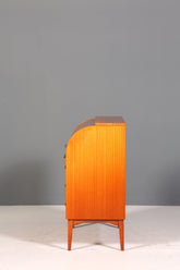 Wunderschöner Mid Century Rollladen Sekretär echt Holz Büro Schrank Vintage Schreibkommode