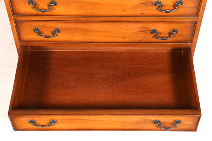 Wunderschöner Englischer Sekretär Schreibkommode Antik Stil echt Lederauflage Kommode UK Schreibtisch