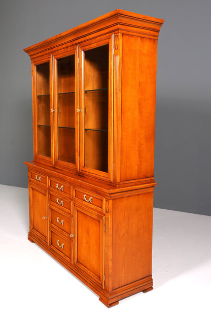 Traumhafte Original Selva Vitrine Antik Stil massiv Holz Buffet Villa Borghese Schrank Regal