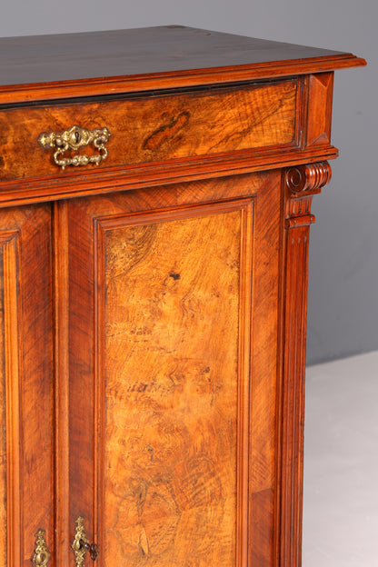 Stylish Gründerzeit cabinet, antique vertiko, Art Nouveau chest of drawers, hallway cabinet, solid wood