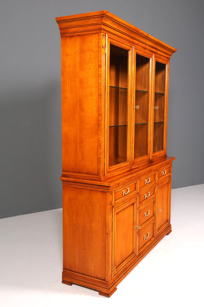 Traumhafte Original Selva Vitrine Antik Stil massiv Holz Buffet Villa Borghese Schrank Regal