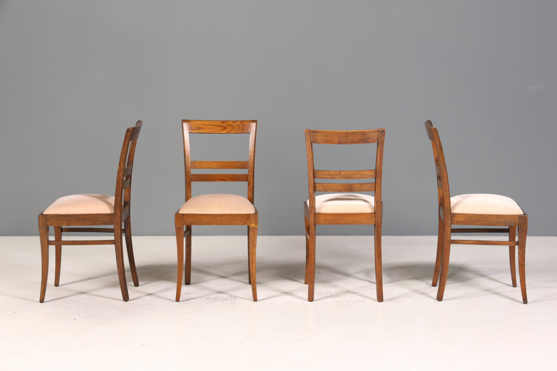 4x Wunderschöne Art Deco Stühle Küchenstühle Esszimmer Stühle Stuhl Set