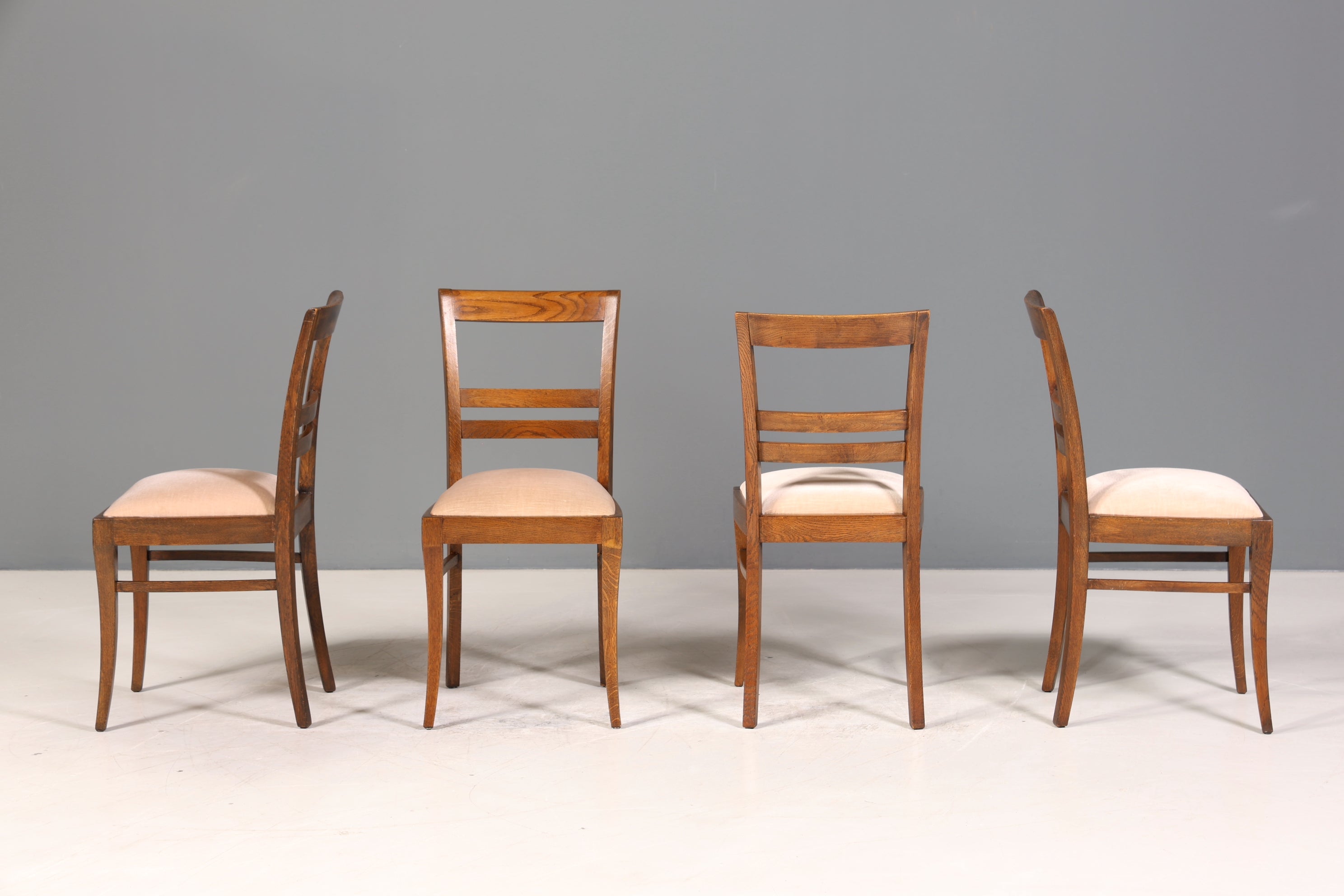 4x Wunderschöne Art Deco Stühle Küchenstühle Esszimmer Stühle Stuhl Set