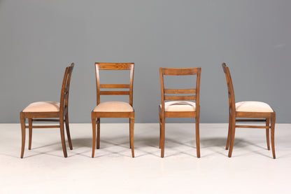 4x Wunderschöne Art Deco Stühle Küchenstühle Esszimmer Stühle Stuhl Set
