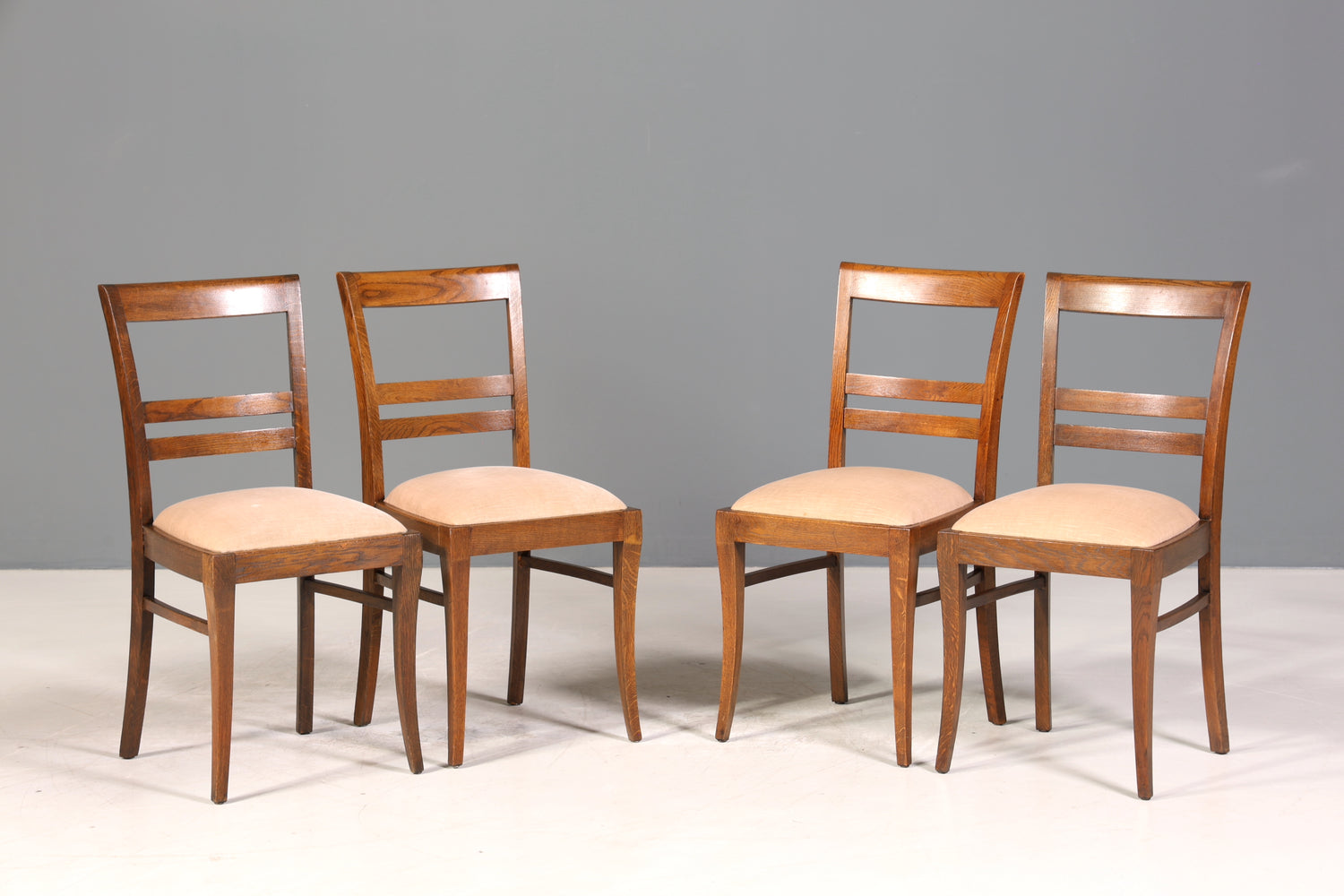 4x Wunderschöne Art Deco Stühle Küchenstühle Esszimmer Stühle Stuhl Set