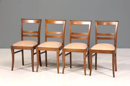 4x Wunderschöne Art Deco Stühle Küchenstühle Esszimmer Stühle Stuhl Set