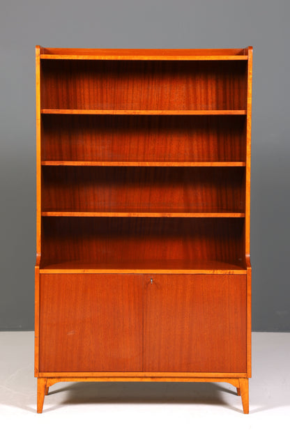 Traumhaftes Mid Century Regal echt Holz Schrank Danish Design Retro Kommode Vintage Bücherregal 60er Jahre