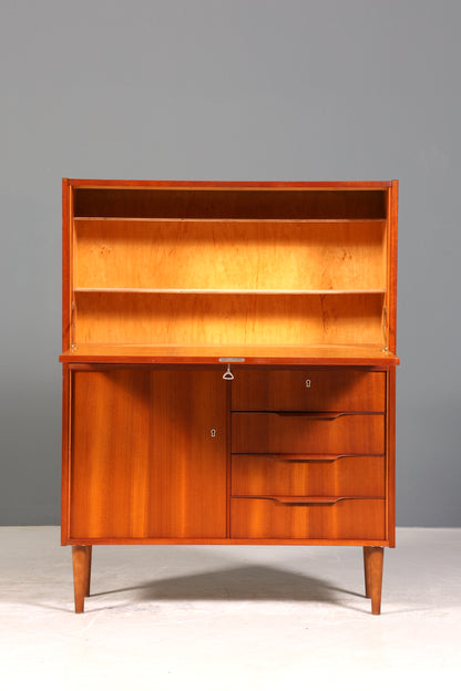 Wunderschöner Mid Century Schrank Danish Design Retro Sekretär Highboard Vintage Vertiko 60s