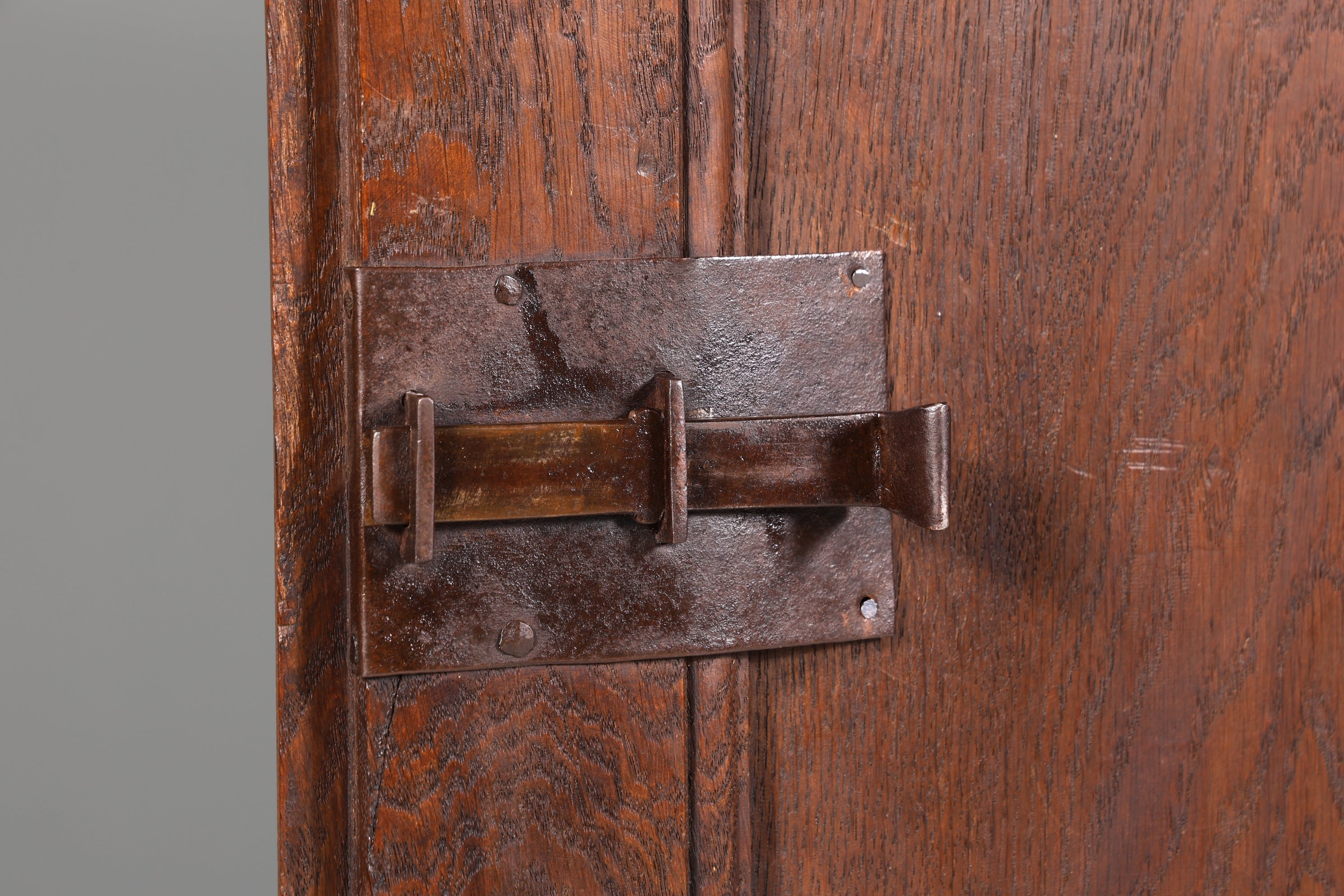 Wunderschöner Original Barock Schrank um 1780 massiv Holz Kleiderschrank Antik Wäscheschrank Eiche Dielenschrank