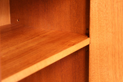 Traumhaftes Mid Century Regal echt Holz Schrank Danish Design Retro Kommode Vintage Bücherregal 60er Jahre