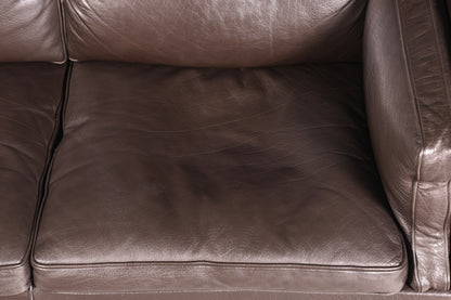 Wunderschönes Designer Børge Mogensen Sofa 2 Sitzer echt Leder Couch Modell 2213 Made in Denmark Canapé