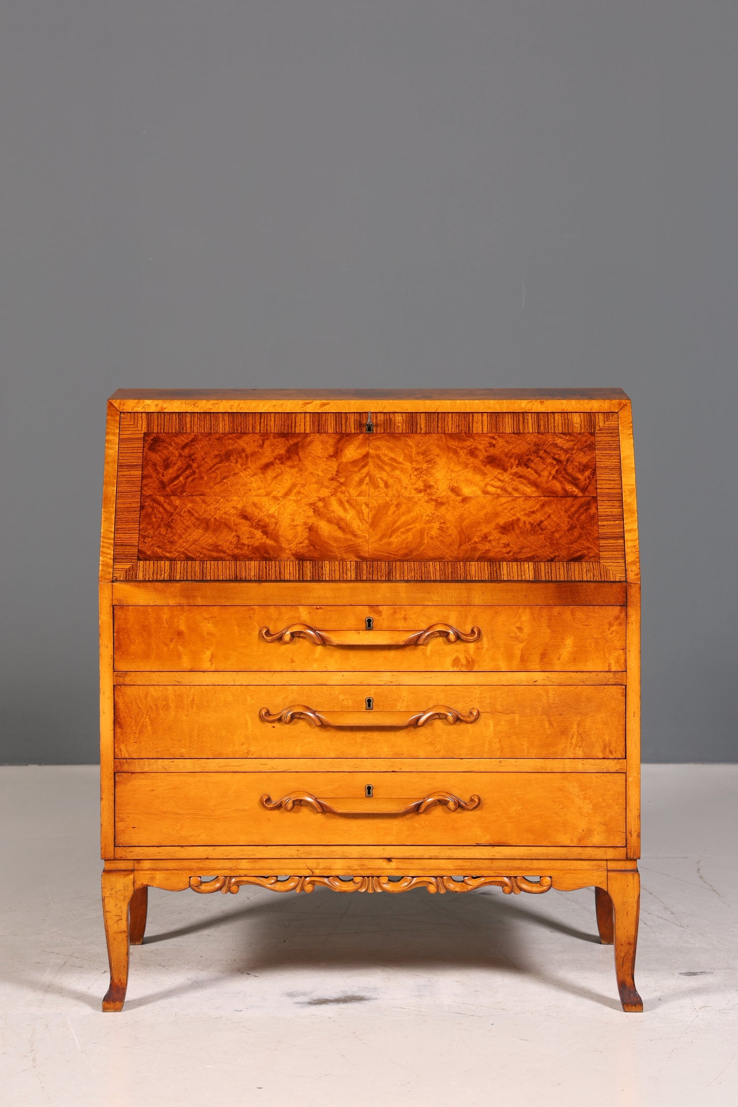 Wunderschöner Sekretär um 1930 Büro Kommode echt Holz Sekretär Schreibtisch Kommode