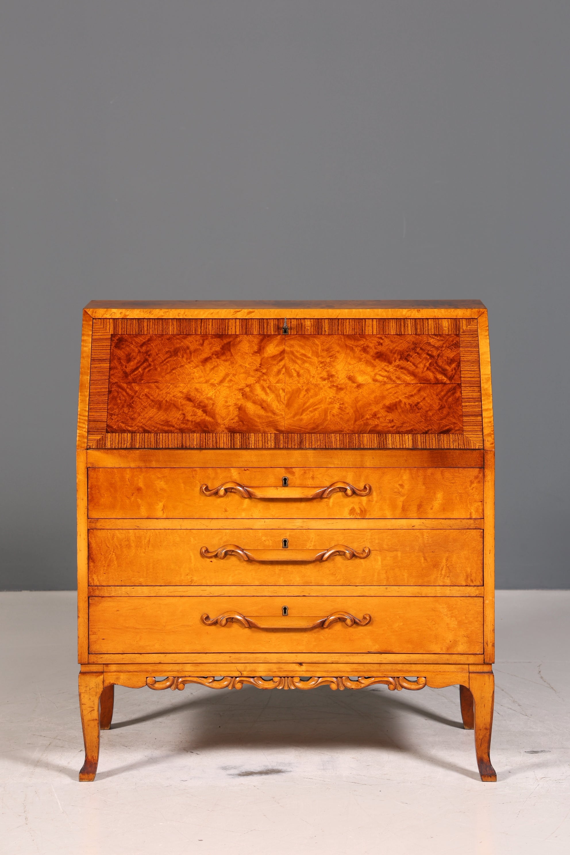 Wunderschöner Sekretär um 1930 Büro Kommode echt Holz Sekretär Schreibtisch Kommode