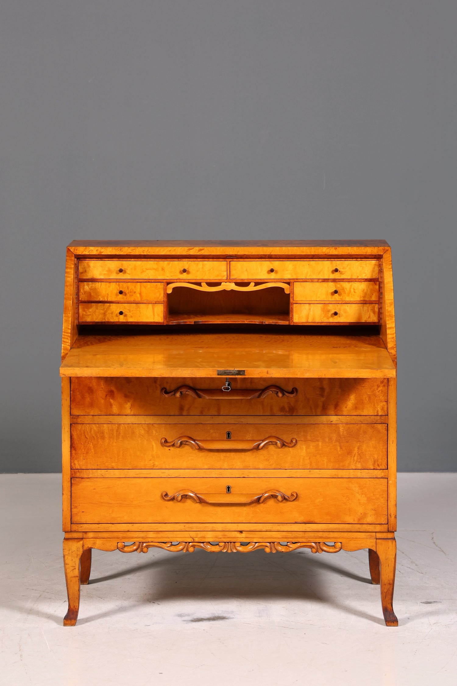 Wunderschöner Sekretär um 1930 Büro Kommode echt Holz Sekretär Schreibtisch Kommode