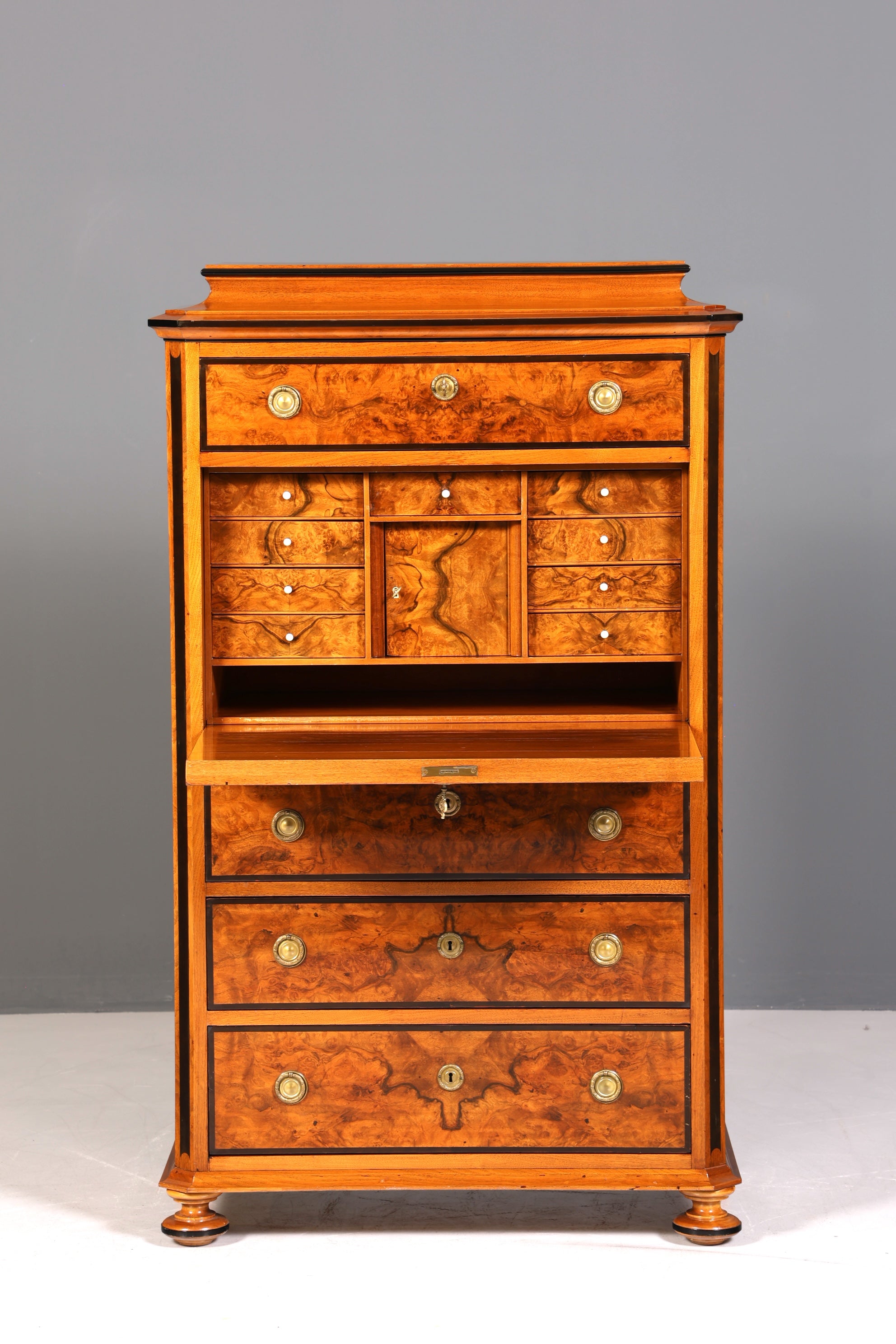 Traumhafter Louis Philippe Sekretär Vertiko Biedermeier Kommode Schubladenkommode Chiffoniere