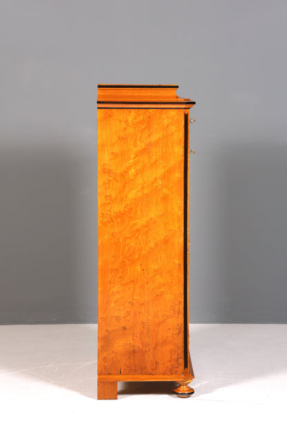 Traumhafter Louis Philippe Sekretär Vertiko Biedermeier Kommode Schubladenkommode Chiffoniere