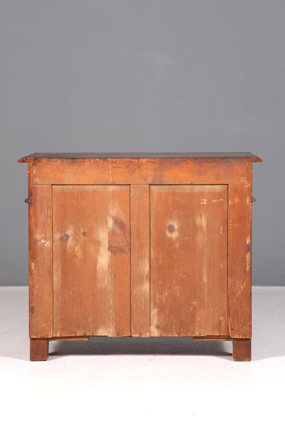 Wunderschöne Gründerzeit Kommode Louis Philippe Schubladen Kommode Nussbaum Sideboard um 1880
