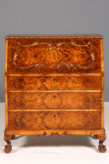 Wunderschöner Sekretär um 1930 Büro Kommode echt Holz Schreibtisch Bürokommode Office Secretary