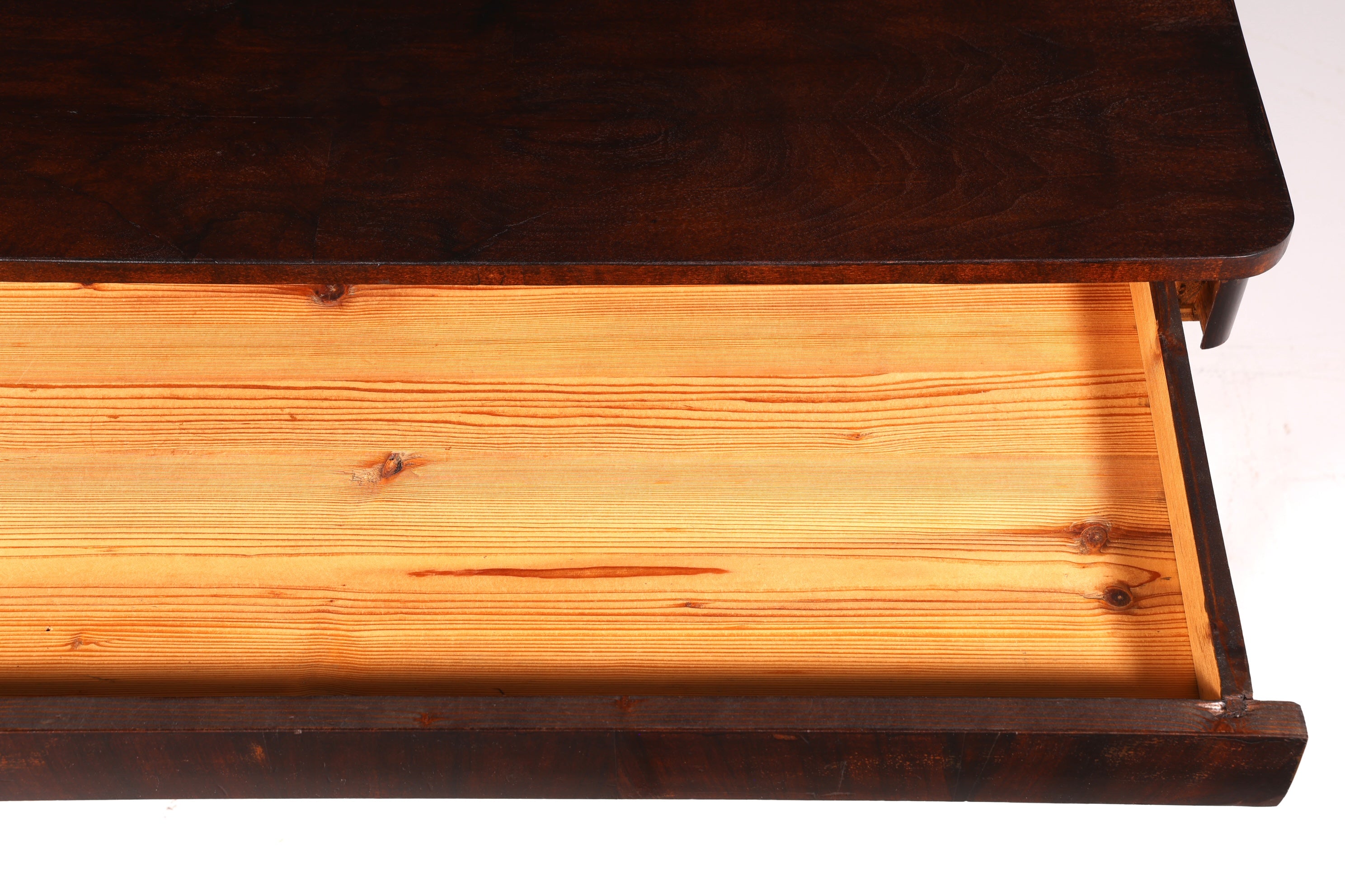 Wunderschöner Englischer Antik Tisch Konsolentisch Schreibtisch Mahagoni Bürotisch Regency Englisch Desk Louis Philippe