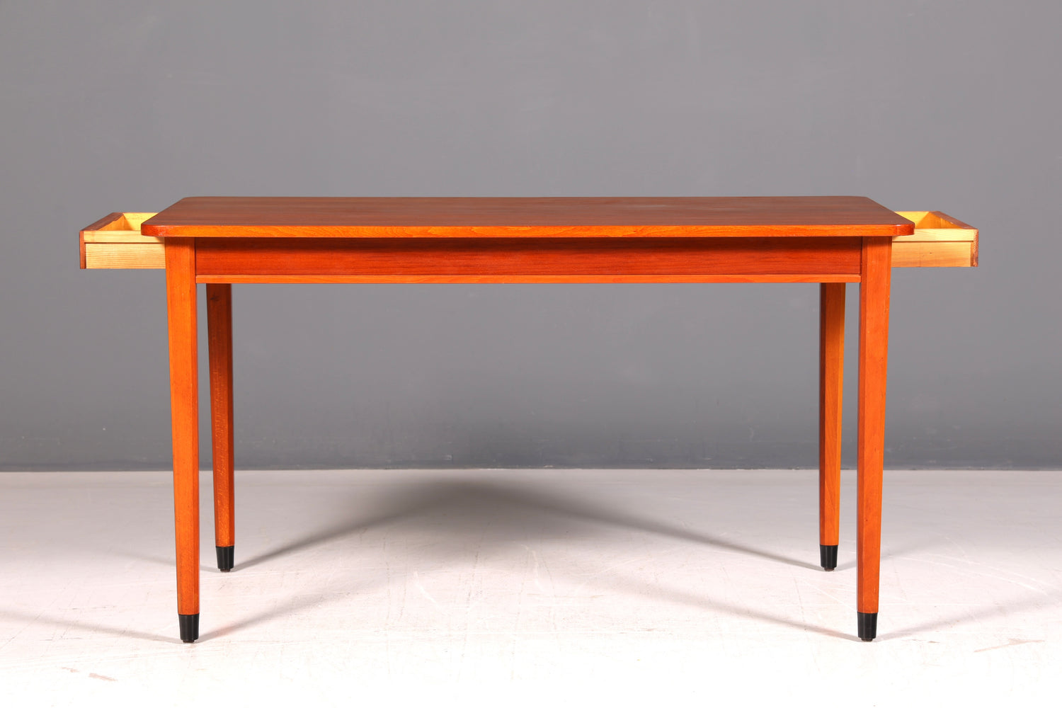 Schlichter Mid Century Esstisch Vintage Küchentisch Echt Holz Retro 60er Esszimmertisch Holztisch