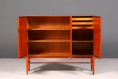 Wunderschöner Mid Century Schrank Highboard Vintage Wäscheschrank Aktenschrank Kommode 60er Massiv Holz Retro Skandinavisch