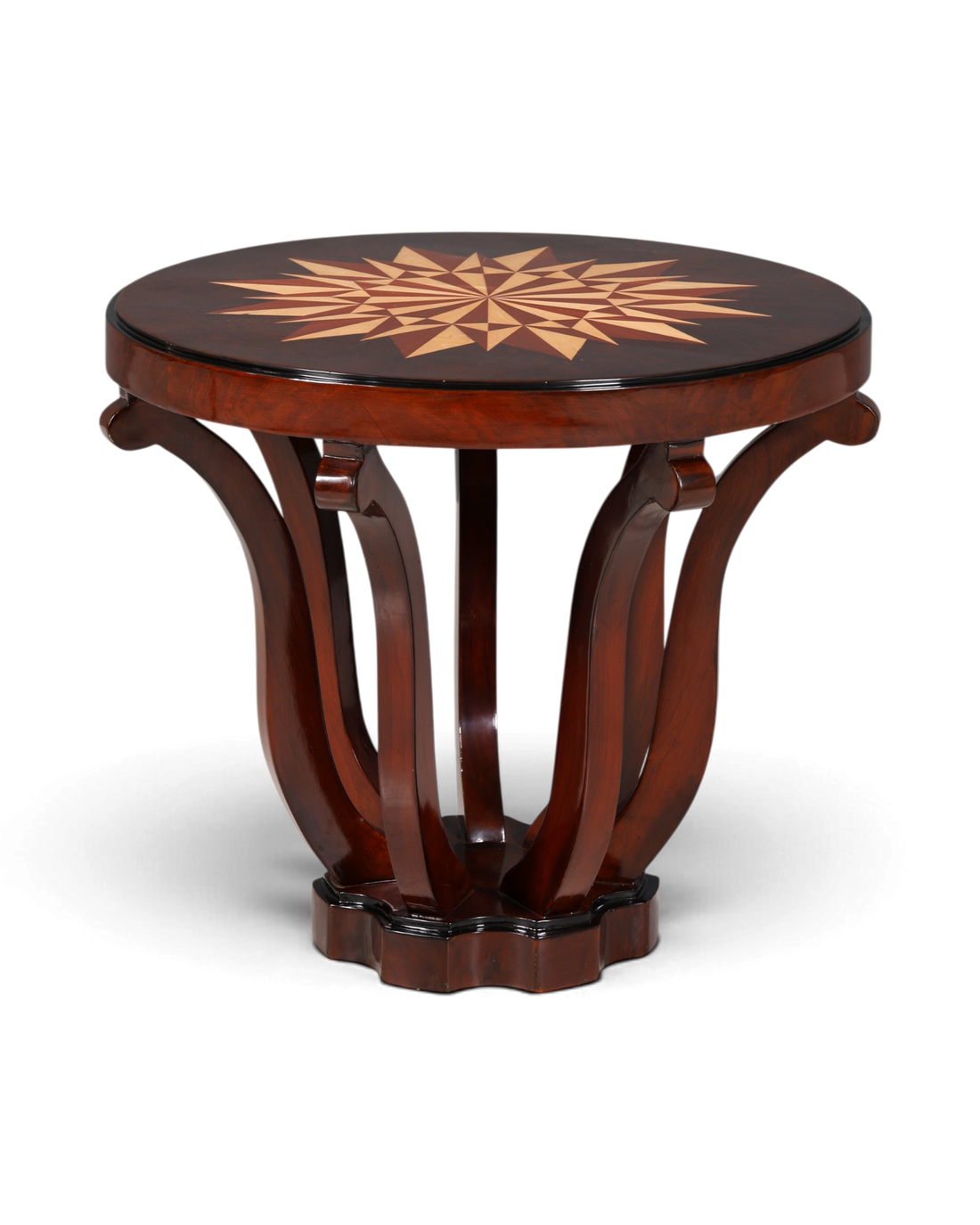 Wunderschöner Art Deco Stil Couchtisch Antik Stil Luxus Beistelltisch Wohnzimmer Ablagetisch