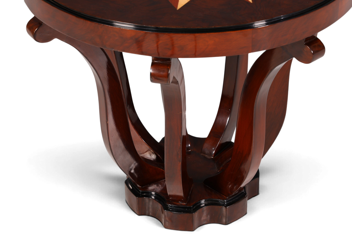 Wunderschöner Art Deco Stil Couchtisch Antik Stil Luxus Beistelltisch Wohnzimmer Ablagetisch