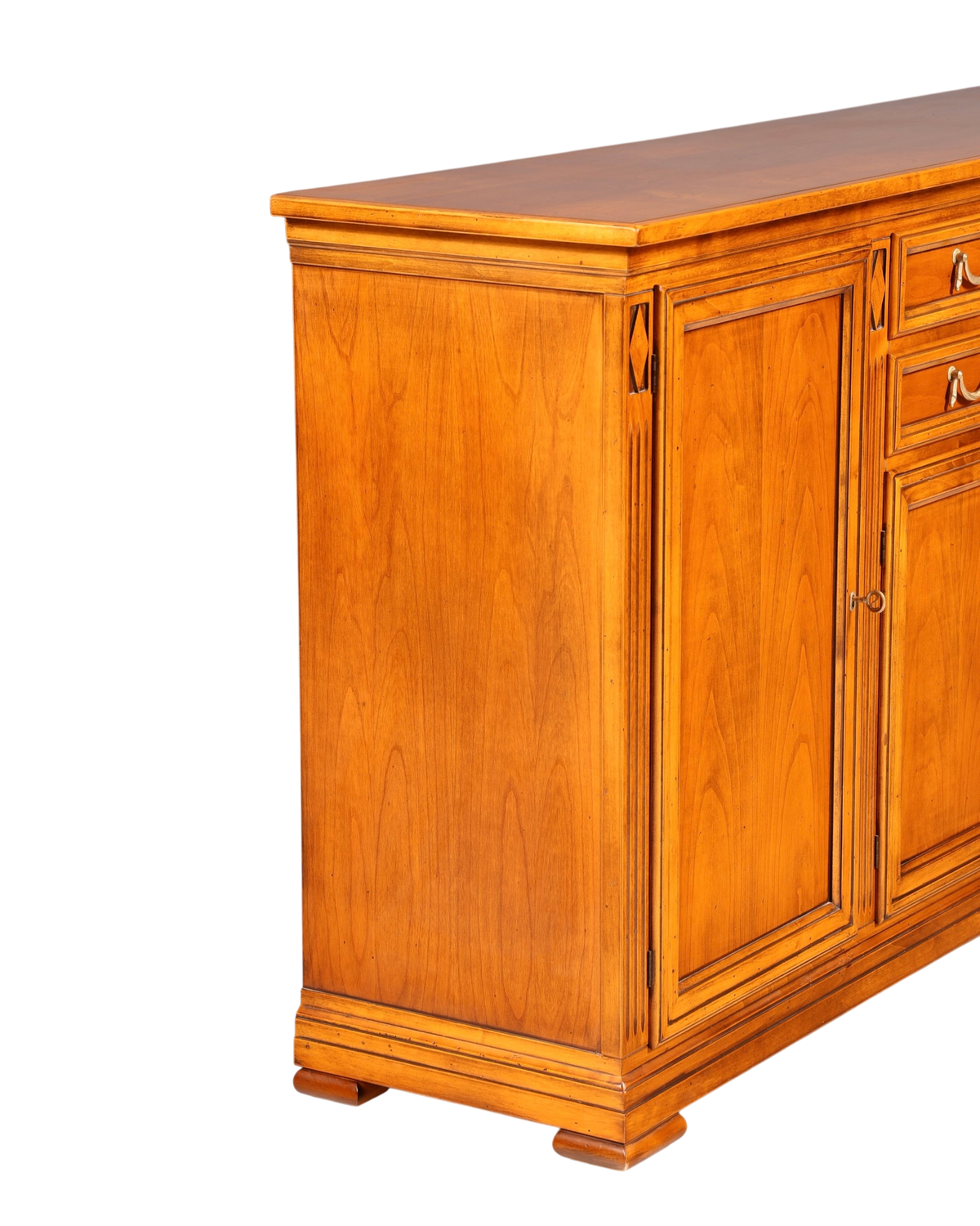Hauptstadt Möblerei Selva Sideboard Villa Borghese aus massivem Holz im antiken italienischen Stil mit Schubladen