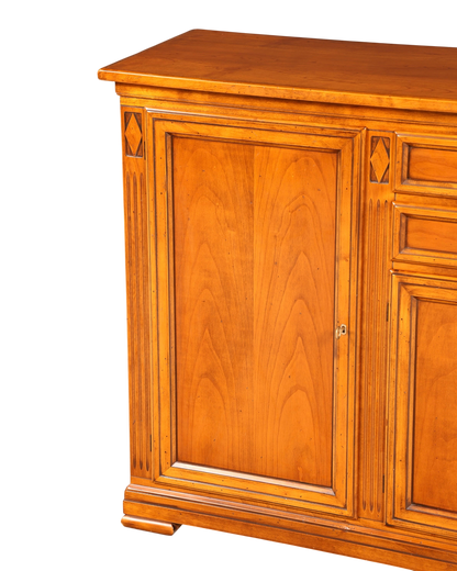 Hauptstadt Möblerei Selva Villa Borghese Sideboard aus massivem Holz im antiken italienischen Stil mit Schnitzereien