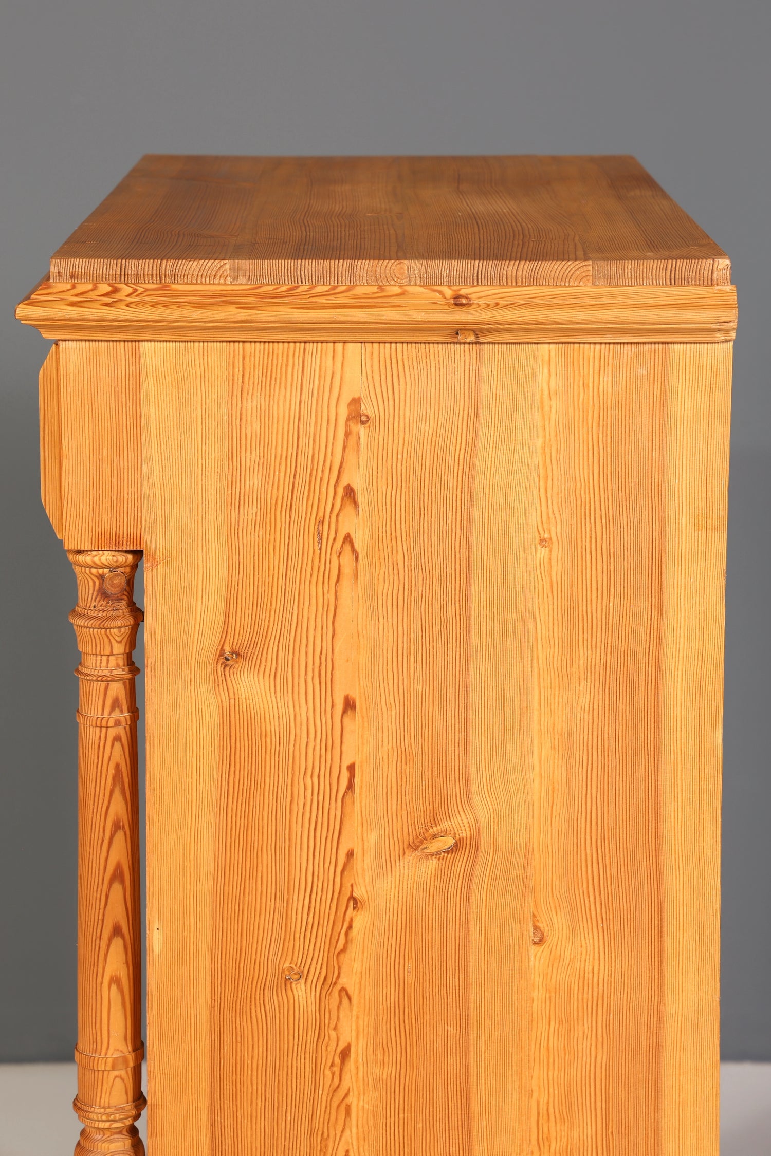 Stilvoller Gründerzeit Sekretär Vertiko Highboard Weichholz Jugendstil Kommode Landhaus Schrank um 1880