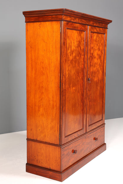 Wunderschöner Original Biedermeier Kleiderschrank um 1880 Antiker Schrank Dielenschrank Wäscheschrank