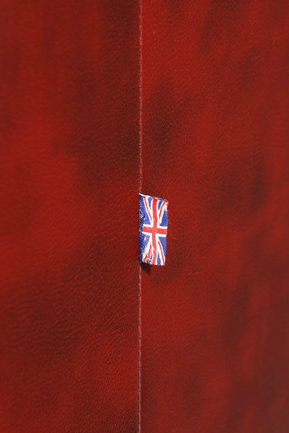 Wunderschönes Original Chesterfield Sofa 3- Sitzer echt Leder Oxblood Couch Englisch