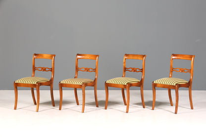 4x Wunderschöne Englische Stühle Englisch Dining Chairs Küchenstühle Stuhlset